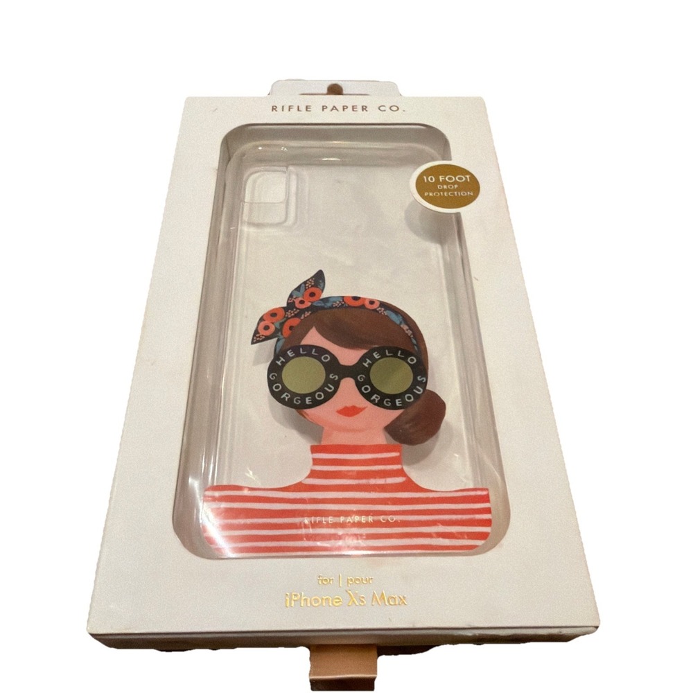 Rifle Paper Co. Hello‎ Gorgeous Case for iPhone XS Max, Drop Protection